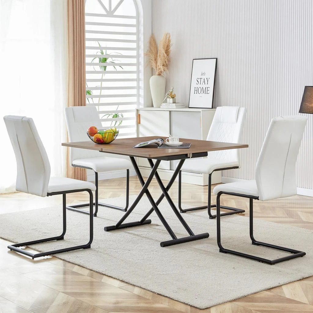 Simplie Fun Modern minimalist multifunctional lifting table 2