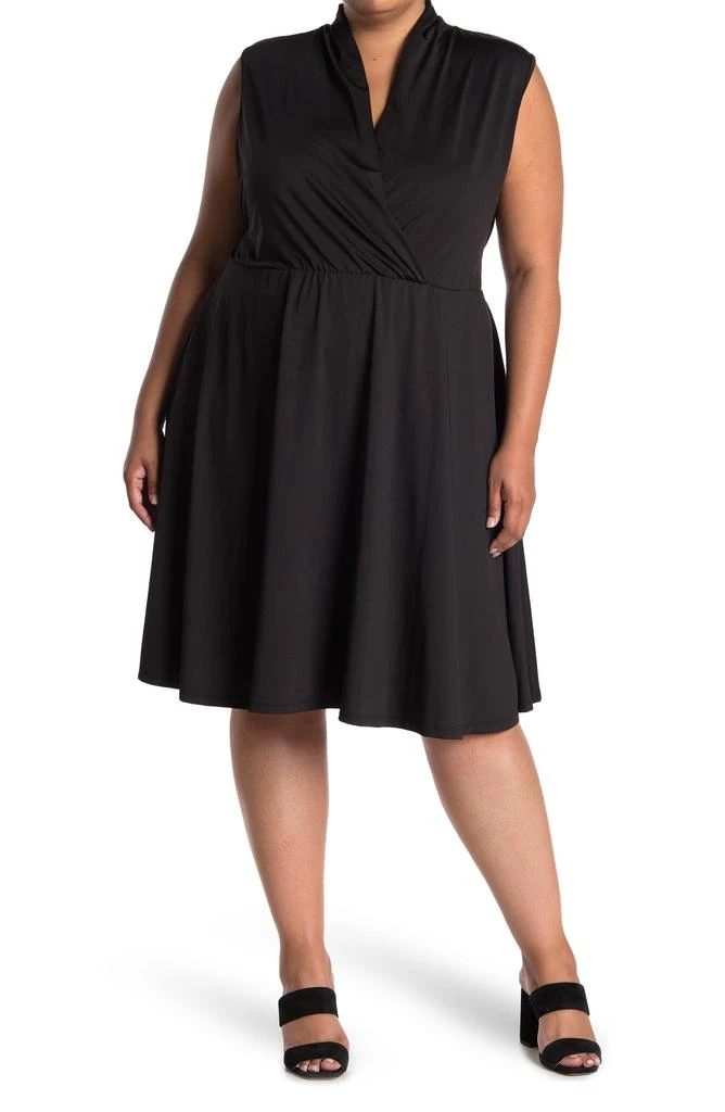 Love by Design Prescott Fit & Flare Belted Knee Length Dress 1