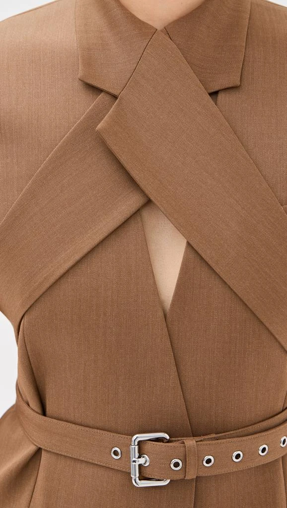 Monse Sleeveless Criss Cross Jacket 5
