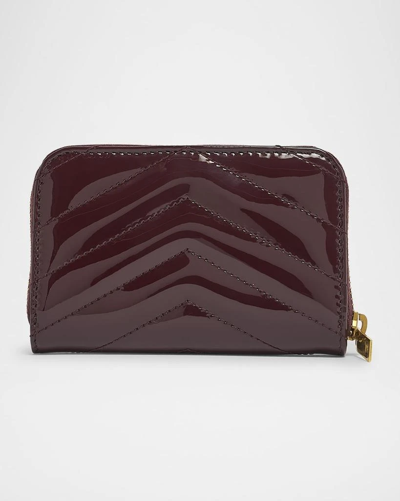 Yves Saint Laurent YSL Coin Wallet in Quilted Patent Leather 4
