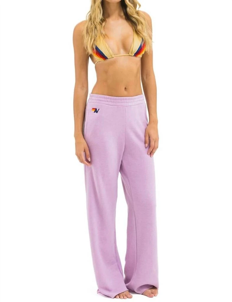 AVIATOR NATION Aviator Nation - 5 Stripe Wide Leg Pocket Sweatpants