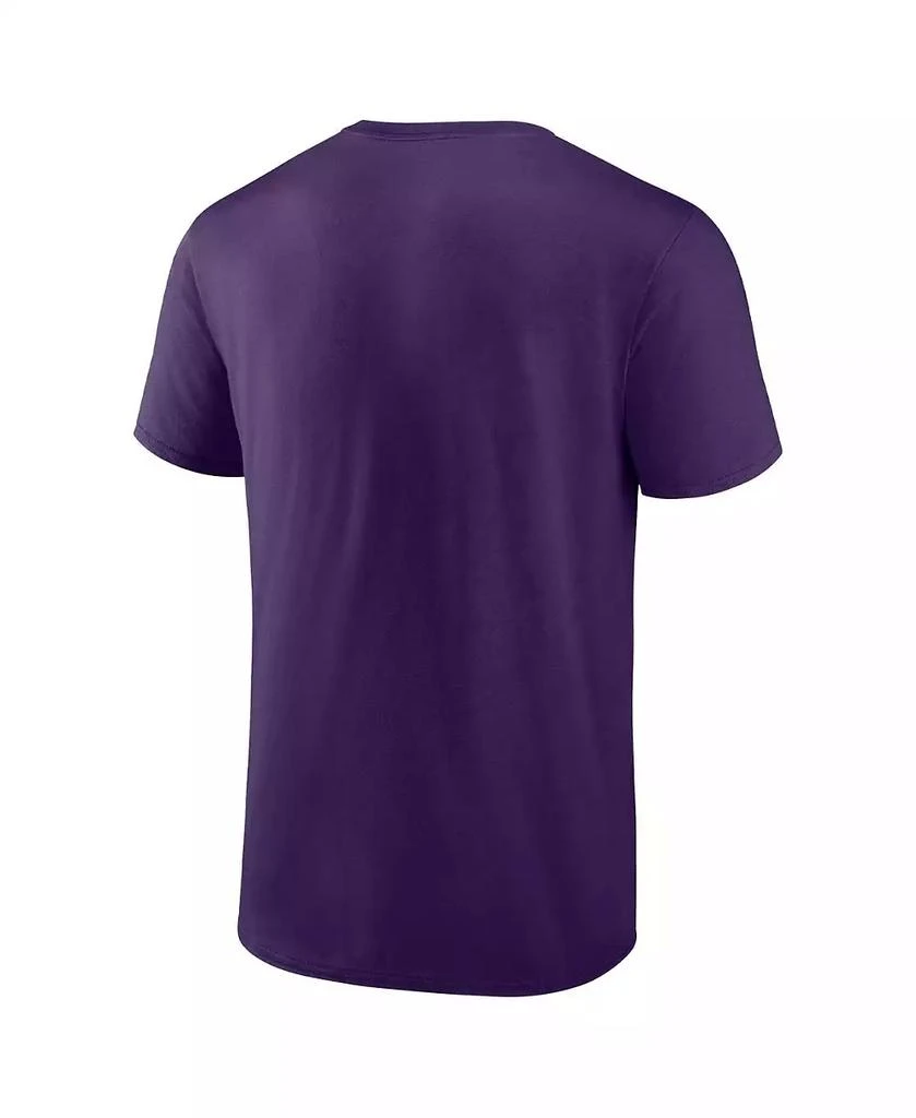 Fanatics Men's Purple Baltimore Ravens 2023 AFC North Division Champions Big and Tall T-shirt 2