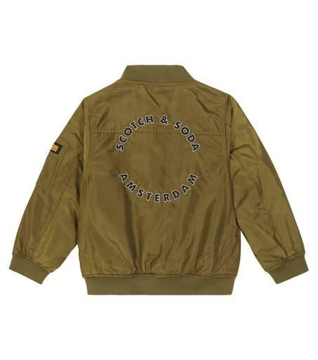 Scotch & Soda Embroidered reversible bomber jacket 3