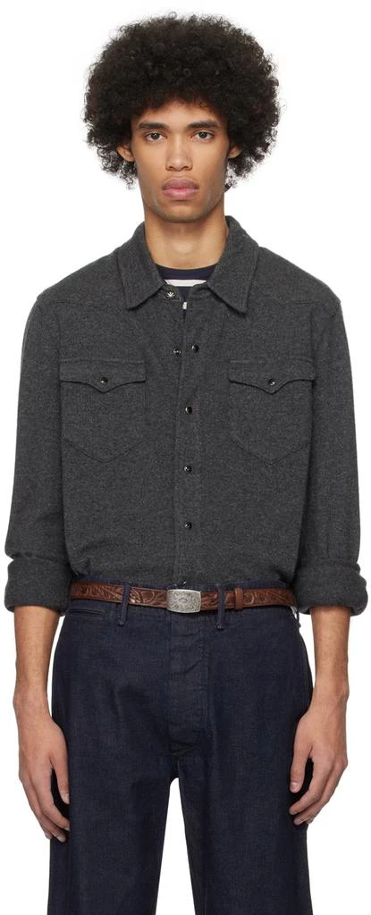 RRL Gray Western Shirt 1