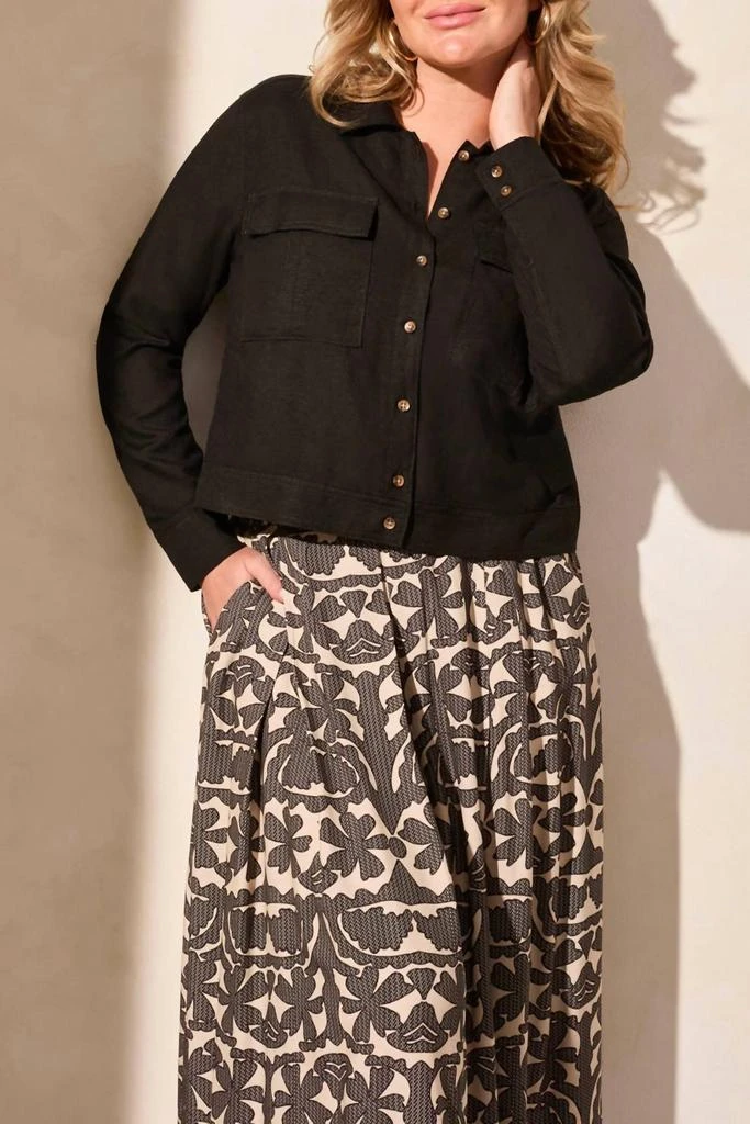 Tribal Tribal - Button Front Jacket With Chest Pockets