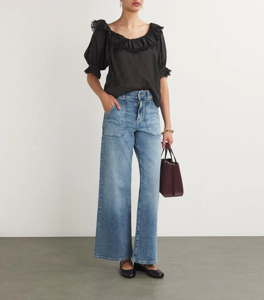 DÔEN Ruffled-Trim Samara Top 2