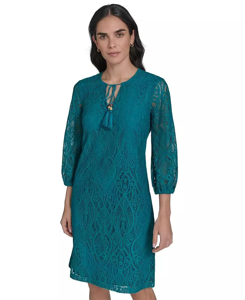 Jessica Howard Petite 3/4-Sleeve Lace Shift Dress 4