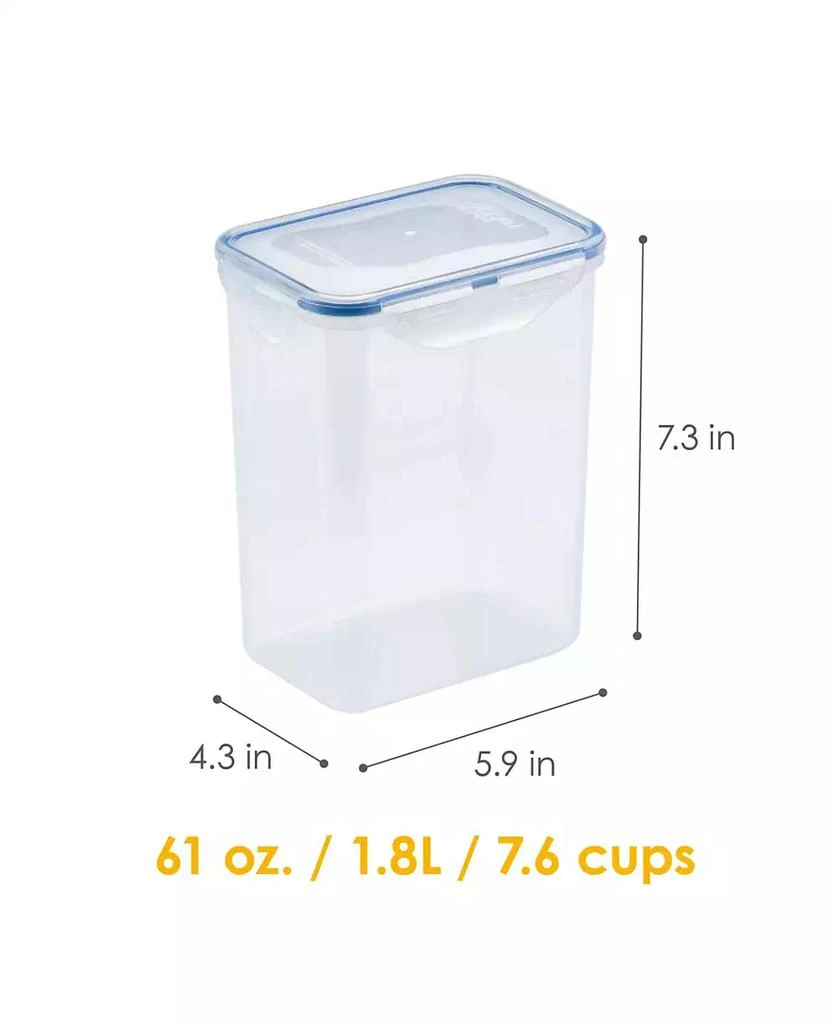 Lock & Lock Easy Essentials 7.6-Cup Rectangular Food Storage Container, Set of 4 11