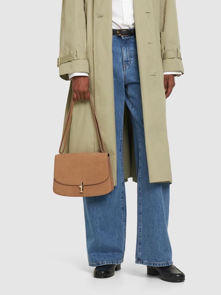 関税込★ THE ROW ザ・ロウ E/W Sofia in suede Leather tundra THE ROW Nubuck E/W Sofia Crossbody Tundra 1643196 | FASHIONPHILE
