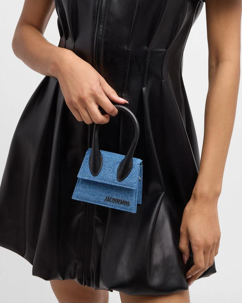 Jacquemus Le Chiquito Denim Top-Handle Bag 3