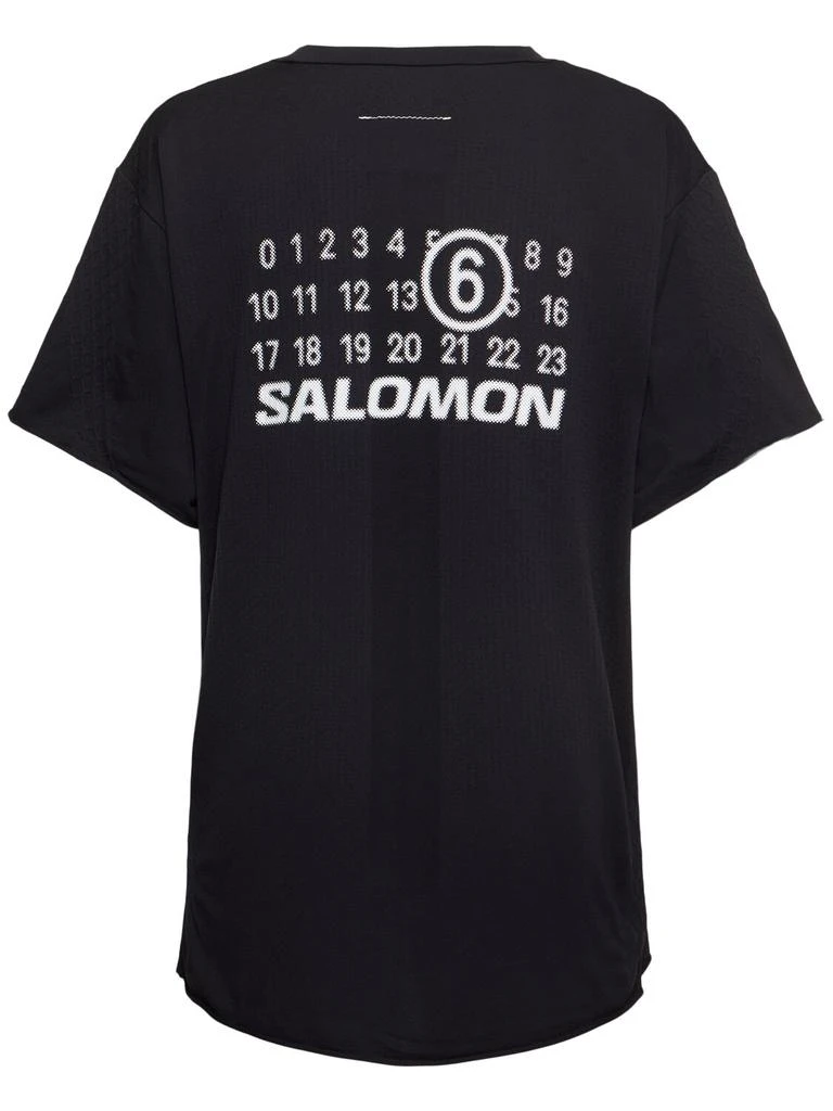 MM6 Mm6 X Salomon Logo Jersey T-shirt 3