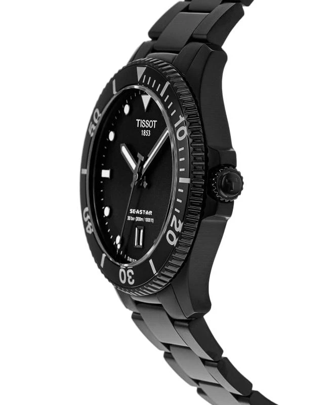 Tissot Tissot Seastar 1000 Quartz Black Dial Stainless Steel Men's Watch T120.410.33.051.00 3