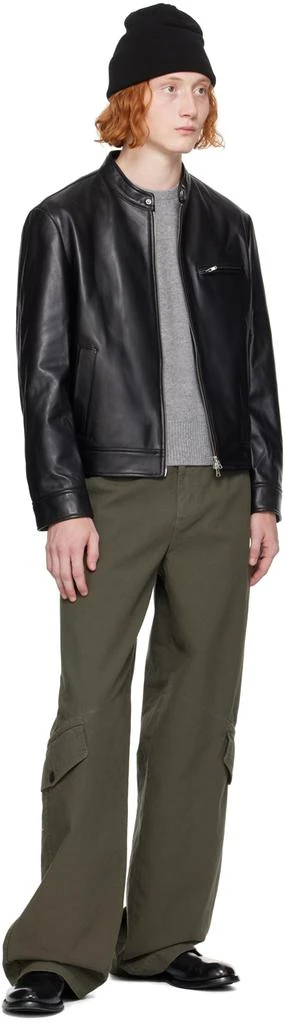 Dunst Black Racing Leather Jacket 4