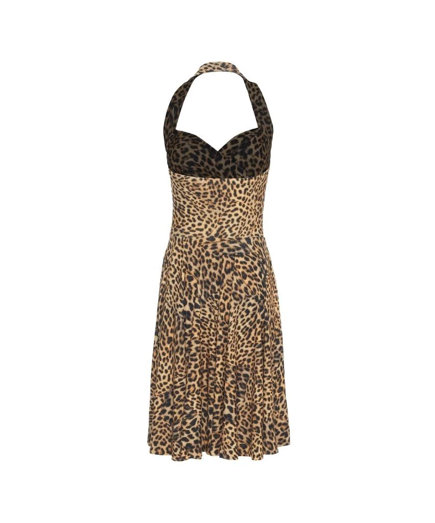 Norma Kamali Norma Kamali Cheetah Print Flared Dress 2