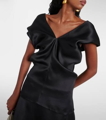 Khaite Ami silk satin top 5