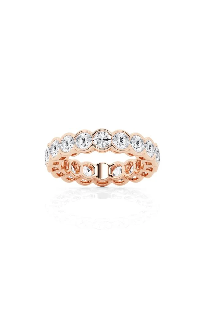 Badgley Mischka Round Lab Created Diamond Eternity Band Ring - 4.0ct. 4