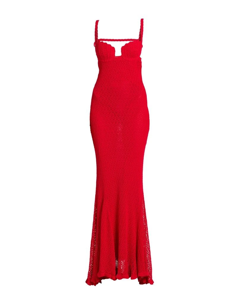 green emerald velvet dress Blumarine main image 1