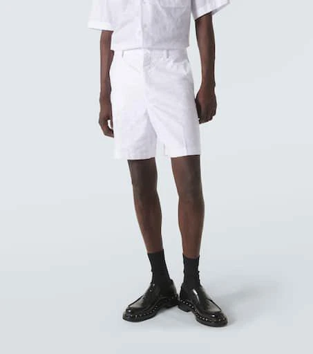 Valentino Jacquard cotton poplin shorts 3