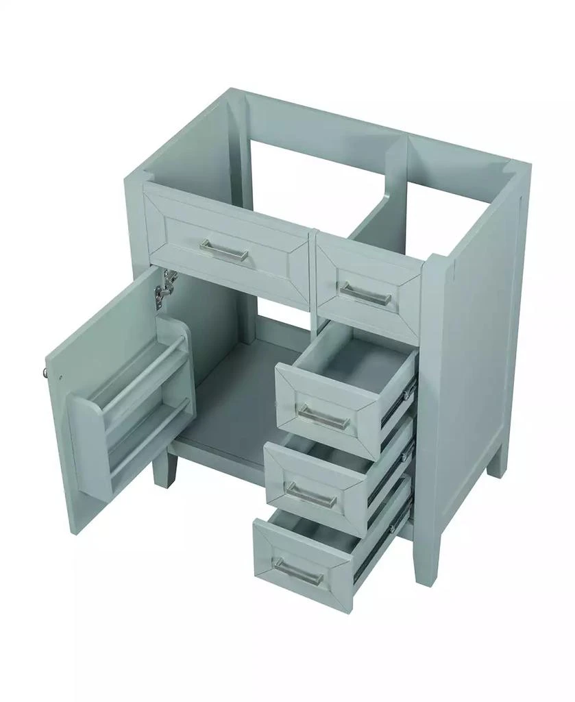 CASAINC Bathroom Vanity Cabinet Base 30-Inch with Drawers, Solid Frame and MDF Board 2
