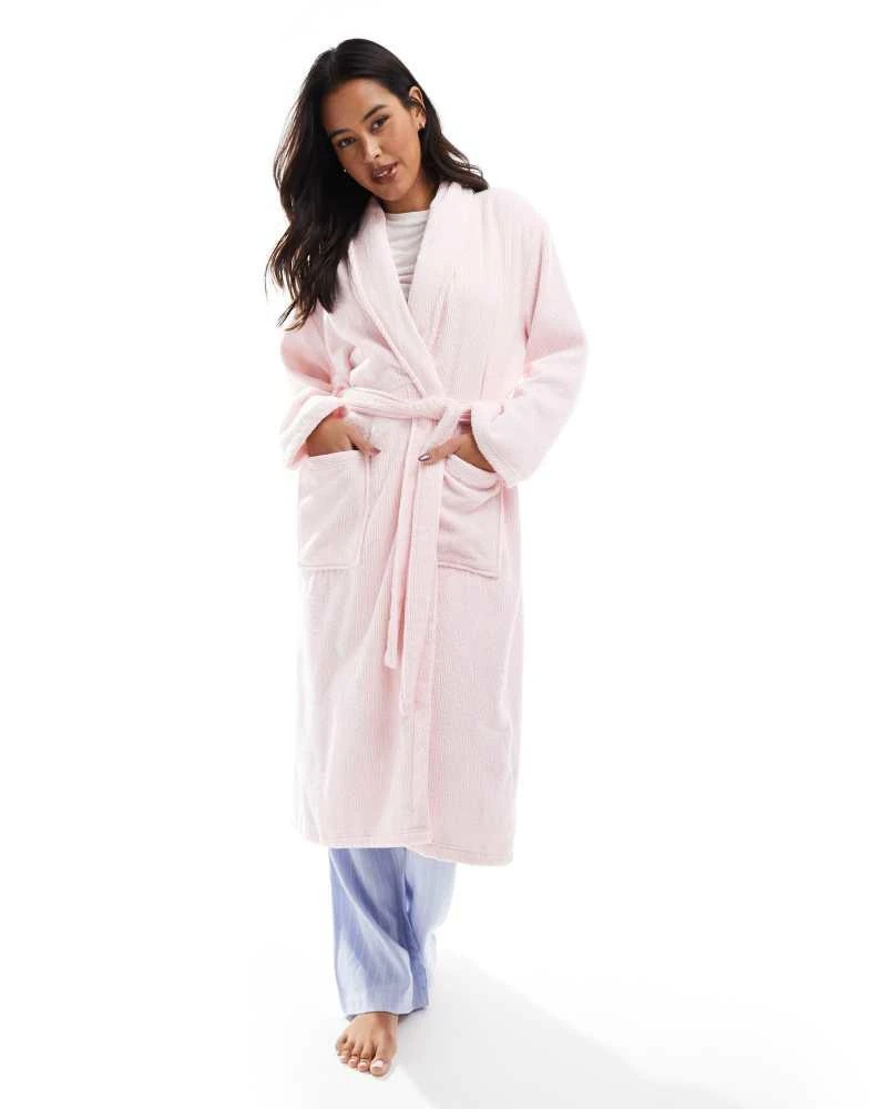 Cotton:On Cotton:On Luxe terry robe in pink 4