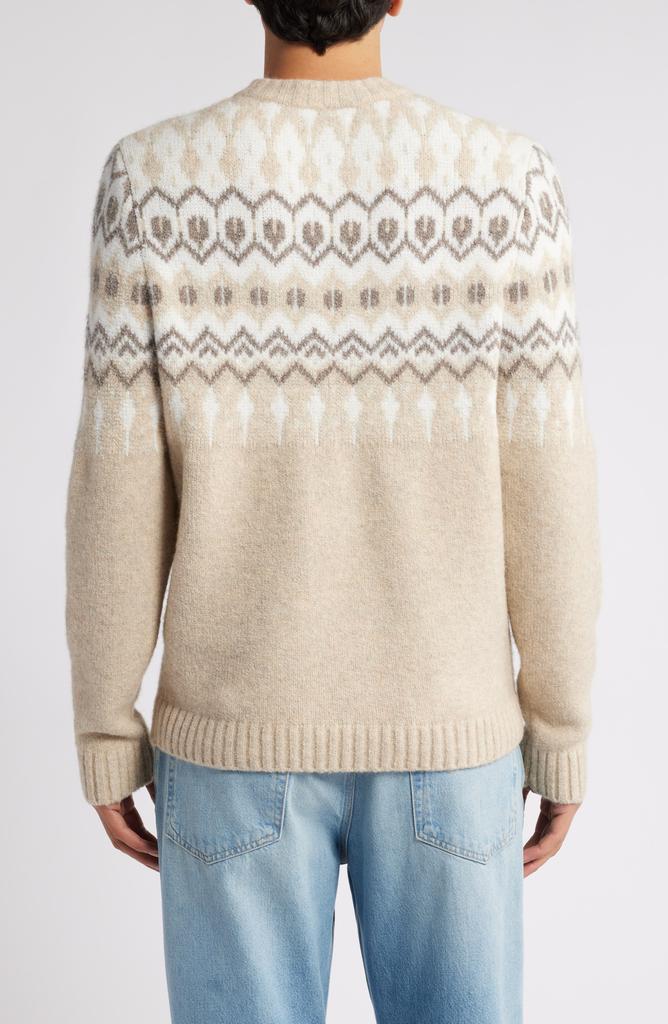 Treasure & Bond Fair Isle Jacquard Crewneck Sweater