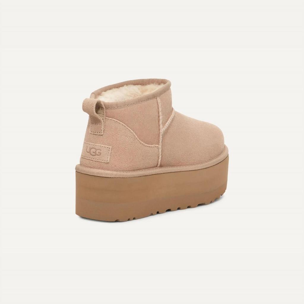 UGG Women's Classic Ultra Mini Platform In Sand