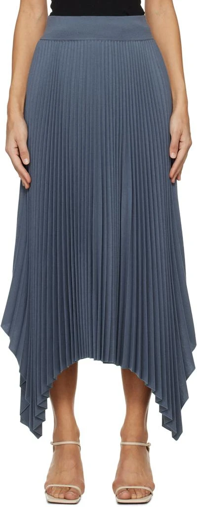Joseph Blue Ade Midi Skirt 1