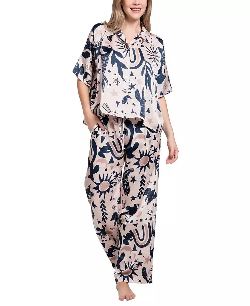 Midnight Bakery Women's Satin Sunrise Pajama Set