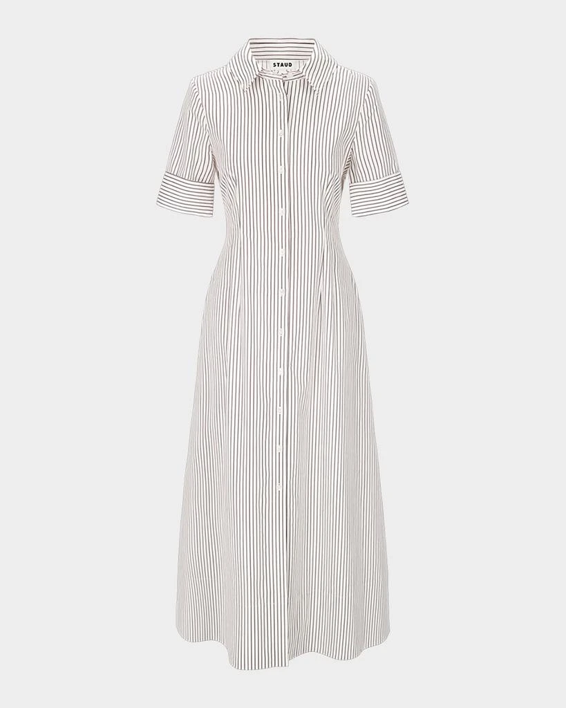 beige ivory dress Beige/Ivory Shelley Reversible Maxi Dress main image 0