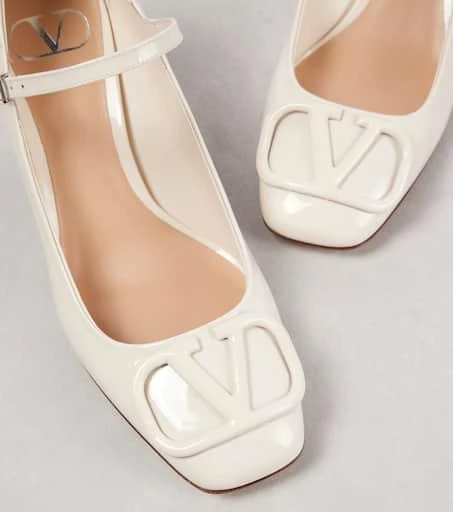 Valentino VLogo Signature patent leather Mary Jane pumps 5