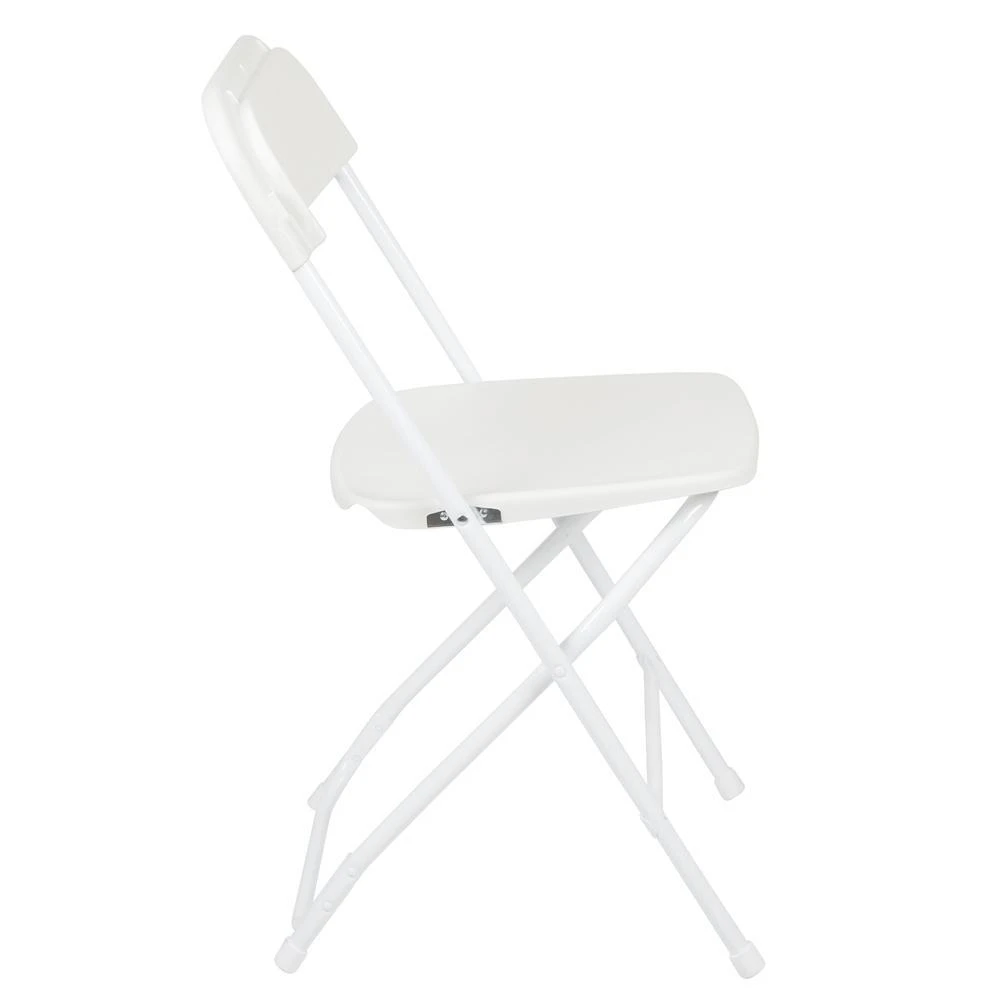Flash Furniture HERCULES Series 650 lb. Capacity Premium White Plastic Folding Chair 2