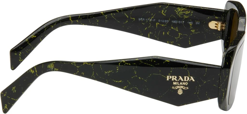 Prada Black & Yellow 'Prada Symbole' Sunglasses 2