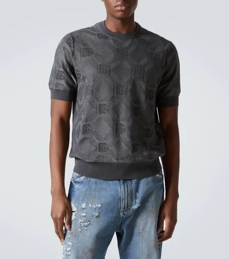 Dolce 
Gabbana DG jacquard silk top 3