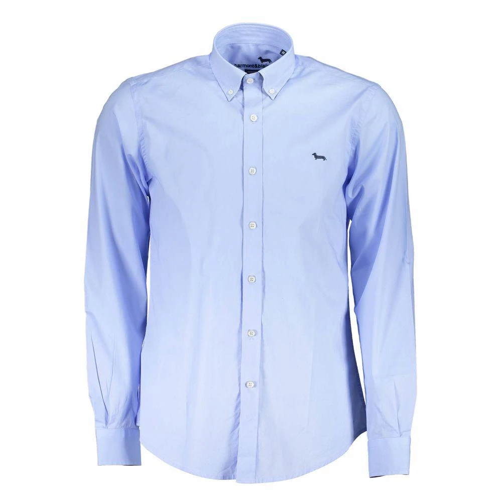 Harmont & Blaine Harmont & Blaine Blue Cotton Shirt 1