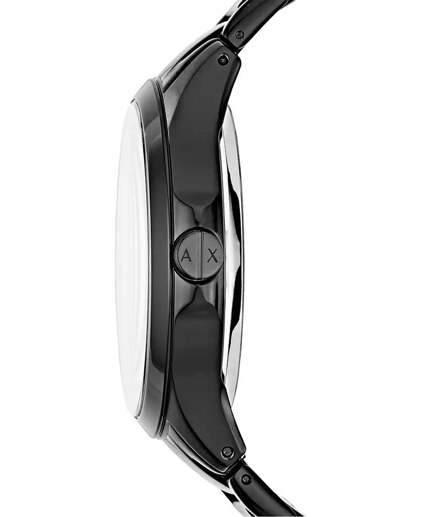Armani Exchange Men's Black Stainless Steel Bracelet Watch, 46mm 2