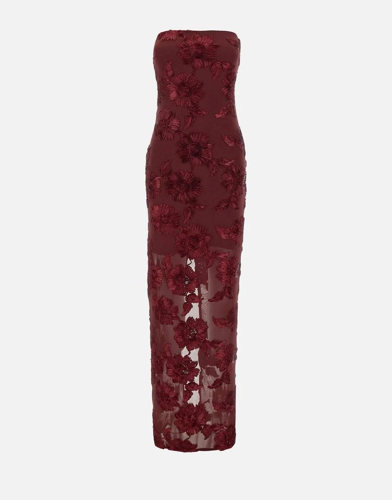 ROTATE Birger Christensen "3D Mesh maxi dress" 1