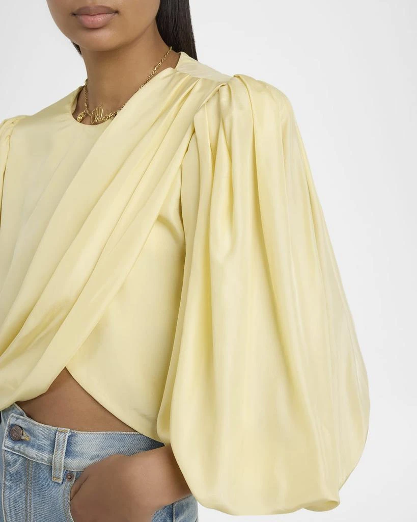 Chloé Draped Cropped Top 5