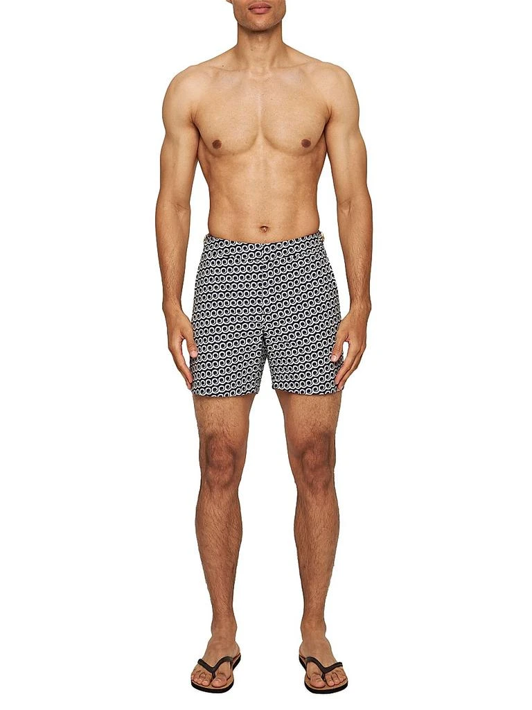 ORLEBAR BROWN Bulldog Jacquard Lacuna Swim Trunks 2