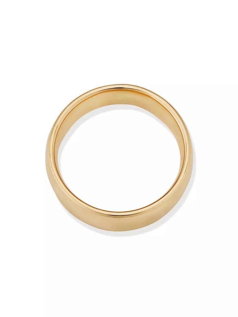 Oradina 14K Yellow Gold Forever Band Statement Ring 3