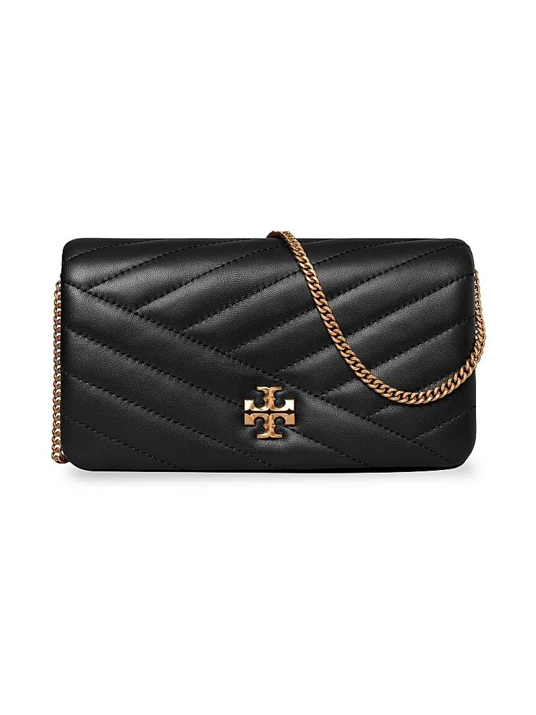 Tory Burch Kira Chevron Leather Chain Wallet 1