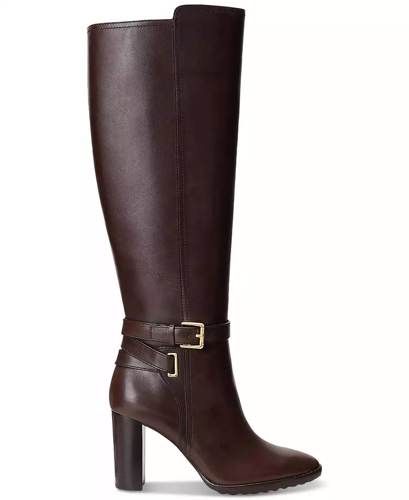 Ralph Lauren Women's Manchester Buckled Dress Boots