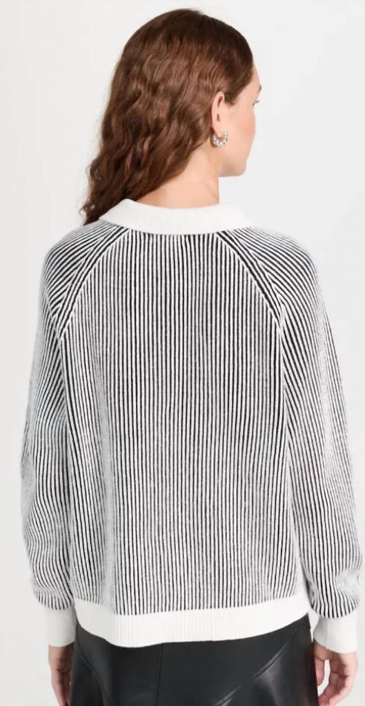 525 America 525 America - Plaited Johnny Collar Pullover