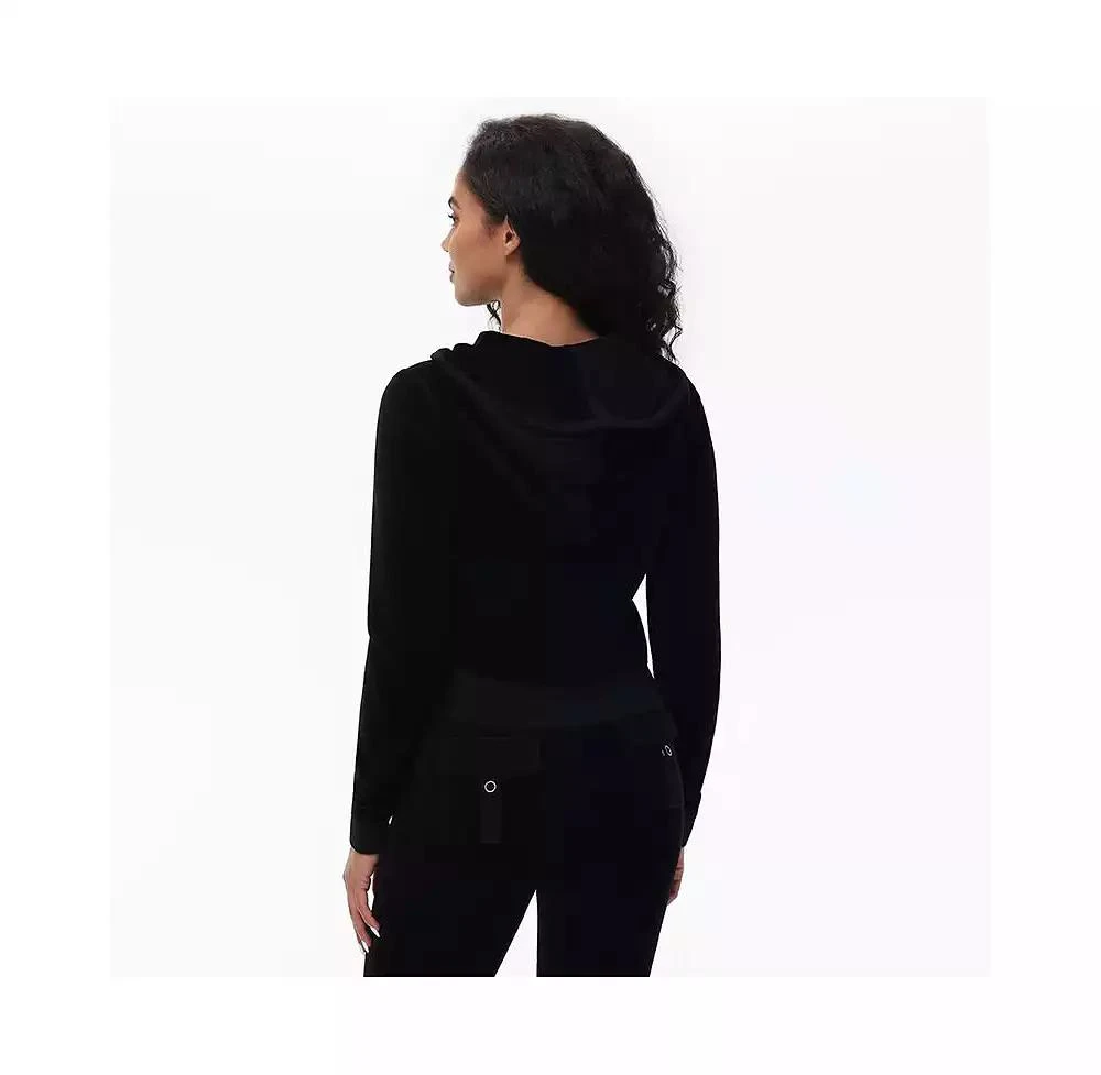 Juicy Couture Women's Heritage Cotton Velour Hoodie 3