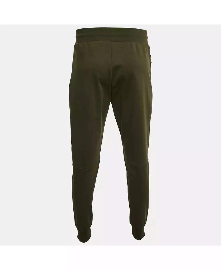 Pre-Owned Balmain Men's Green Jersey Pintuck Detail Track Pants 3