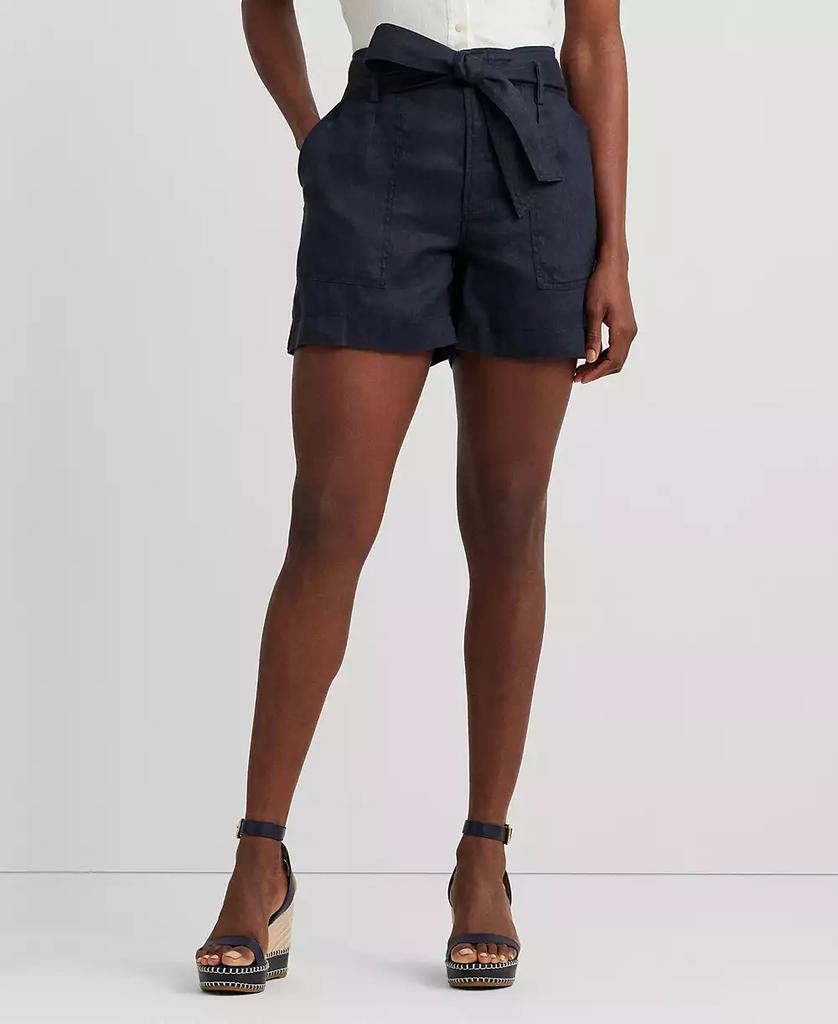 Ralph Lauren Belted Linen Shorts