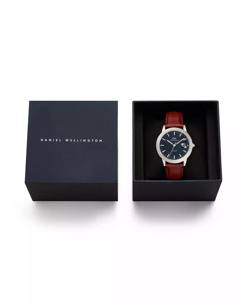Daniel Wellington Men's Automatic Brown Leather Watch, 40mm 6