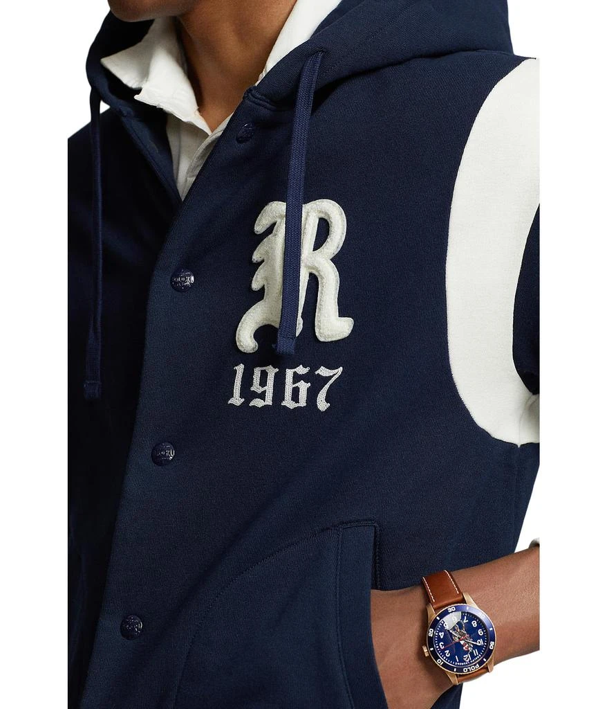 Polo Ralph Lauren Fleece Hooded Baseball Jacket 3