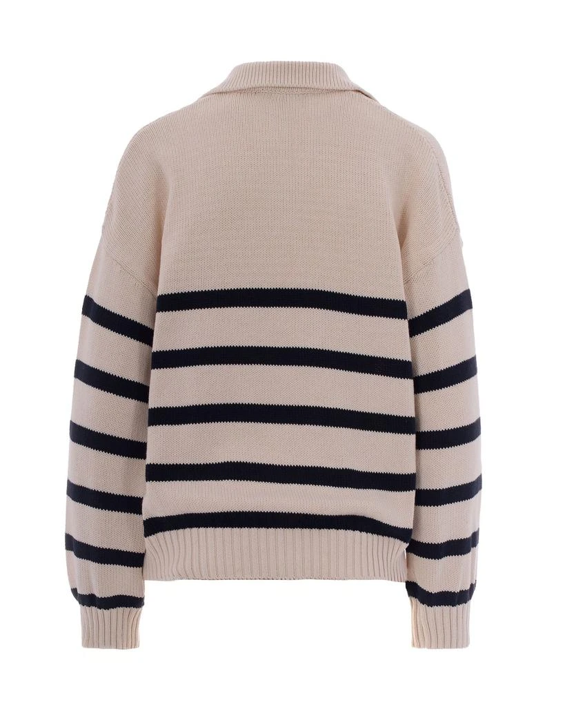 Max Mara Striped Knit Polo 2