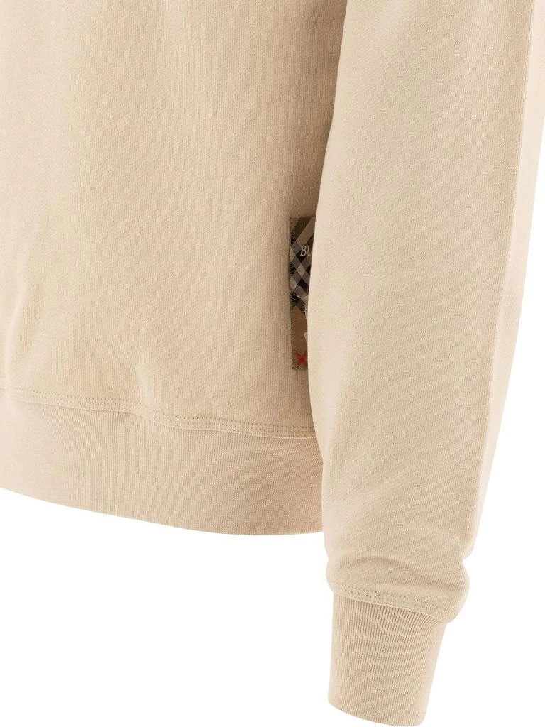 Burberry Burberry Checked Patch Crewneck Sweatshirt 4