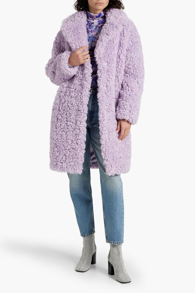 STAND STUDIO Camille faux shearling coat